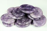 Polished Lepidolite Worry Stones - Photo 2